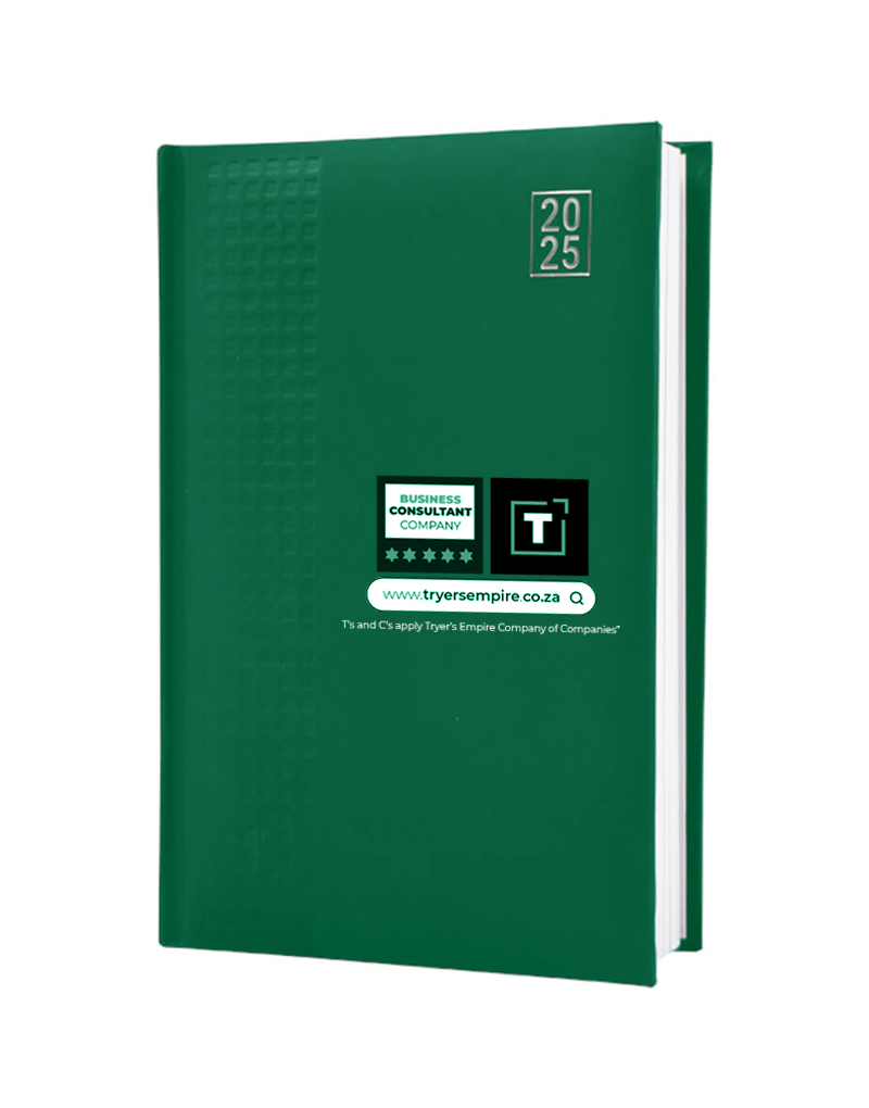 2025 A5 Embossed Square Diary