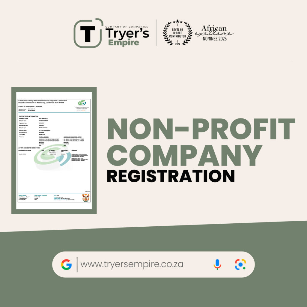 Non-Profit Company Registration